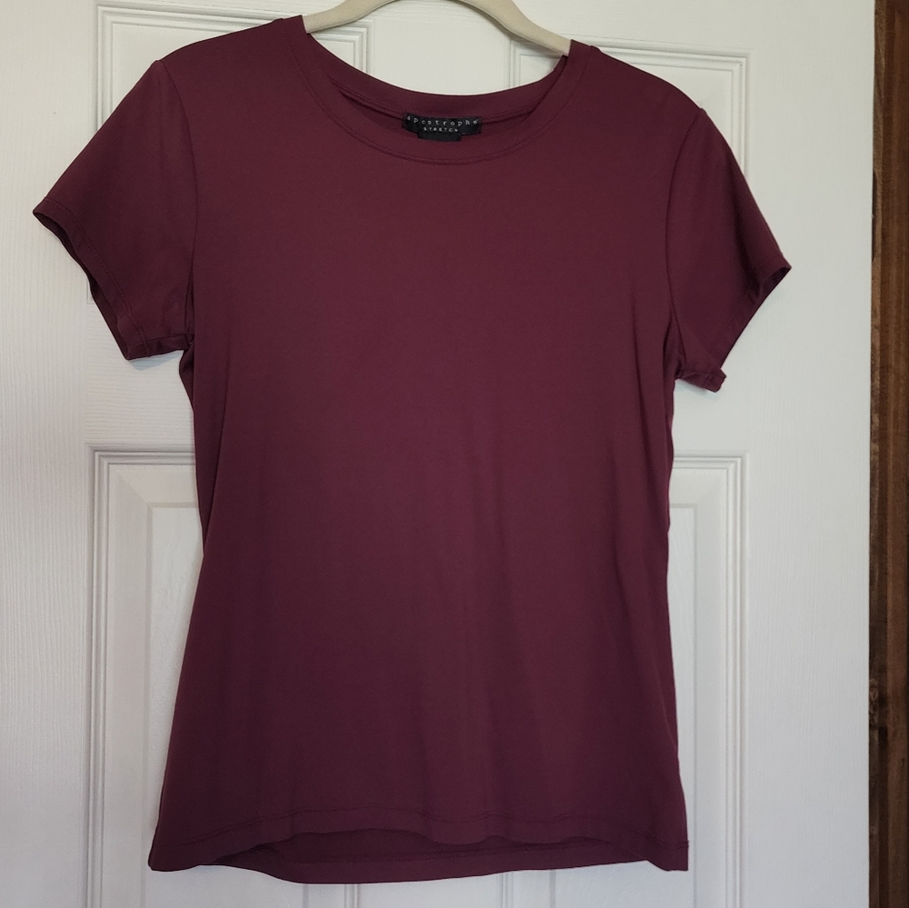 Solid Burgundy T-shirt